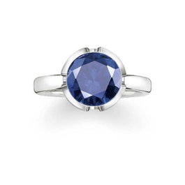 Thomas Sabo Bague TR2036-048-32-48 en Argent Bleu Taille 48