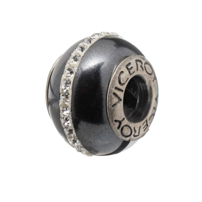 Perle de verre Femme Viceroy VMM0162-11 Noir (1 cm) Perle de verre Femme Viceroy VMM0162-11 Noir (1 cm)