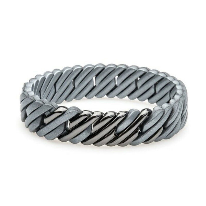 The-Rubz Bracelet PixelMINI F SMALL MOP Blanc/Platin silver