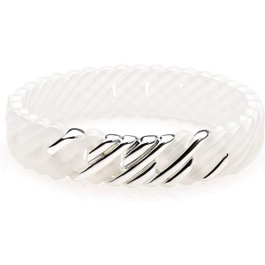The-Rubz Bracelet PixelMINI F MEDIUM MOP White/Platin silver