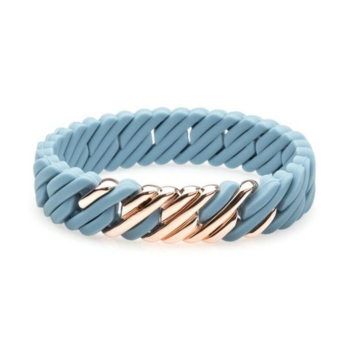 The-Rubz Bracelet PixelMINI F MEDIUM Dusty Cedar/Pink gold The-Rubz Bracelet PixelMINI F MEDIUM Dusty Cedar/Pink gold