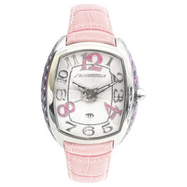 Chronotech CT7998L-07 montre pour femme avec bracelet en cuir rose