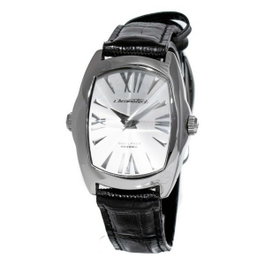 Chronotech CT7696L-03 Montre pour Femme avec Bracelet en Cuir Noir Réversible
