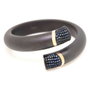 Pesavento Bracelet KCRBB010 en Argent de Loi et Spinelle Noir