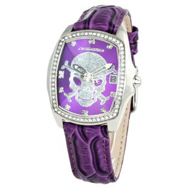 Chronotech CT7896LS-104 Montre Analogique Femme Violet et Argenté