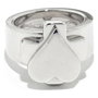 Chronotech Bague en Acier Argenté Taille 13