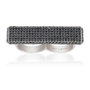 Sif Jakobs Bague Femme R10766-2-BK Noir Taille 12
