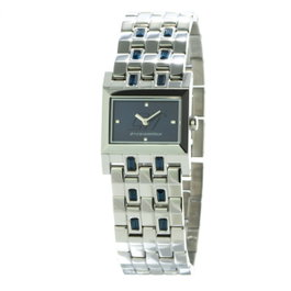 Chronotech CC7120LS-03M Montre Analogique Femme Argentée et Bleue