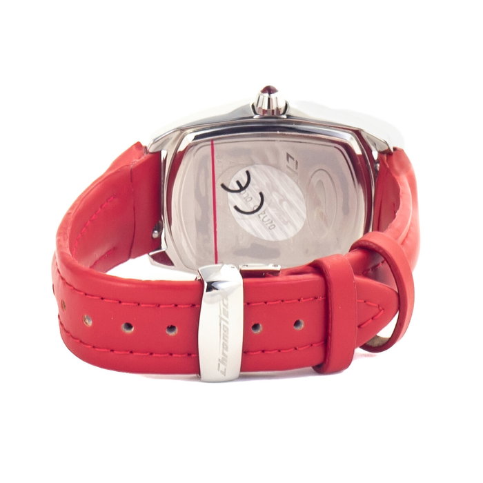 Chronotech CT7588L-04 avec bracelet en cuir rouge