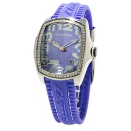 Chronotech CT7016LS-12 avec bracelet bleu et cadran bleu