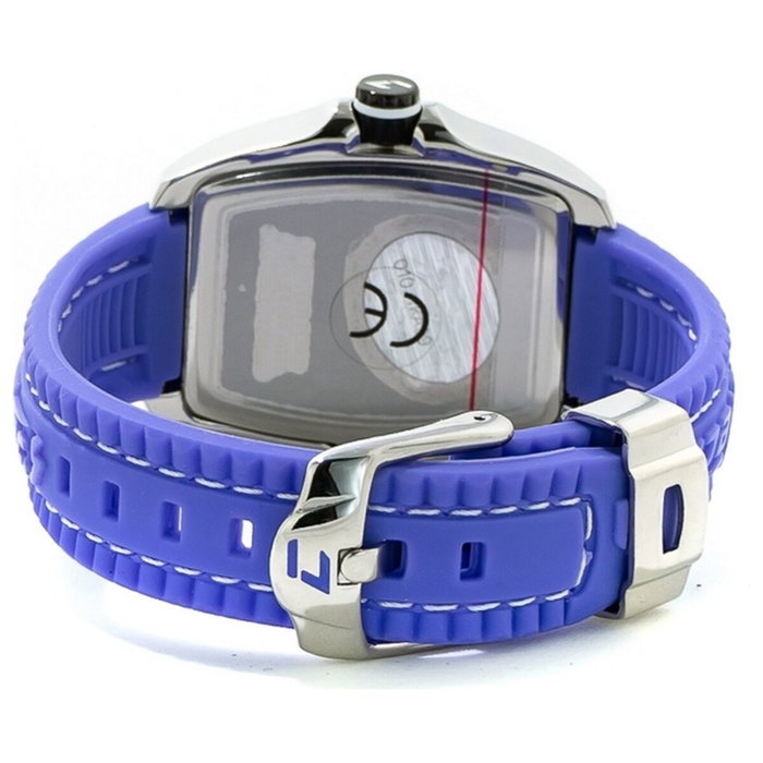 Chronotech CT7016LS-12 avec bracelet bleu et cadran bleu