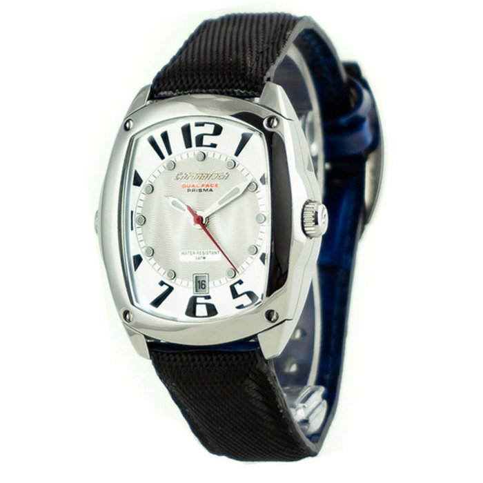 Chronotech CT7696L-02 montre pour femme avec bracelet cuir noir