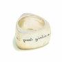 Demaria DM6TA051-B16 Bague en argent de loi dorée