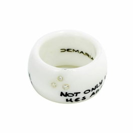 Demaria Bague DM6TMA003-B12 en céramique