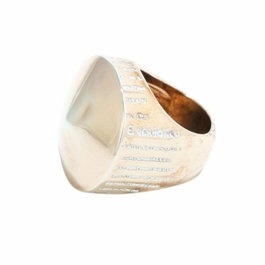 DEMARIA Anneau en argent de loi rose Taille 12