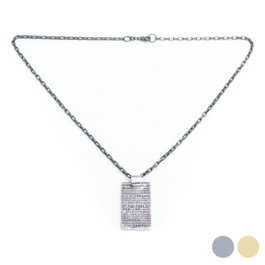 Demaria DMHRC002-NEGRO Pendentif pour Femme en Acier Argenté