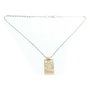 Demaria DMHRC002-NEGRO Pendentif pour Femme en Acier Argenté