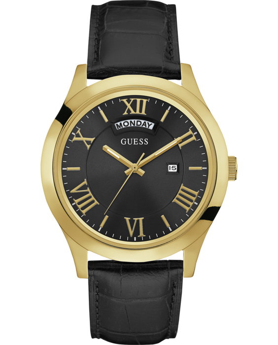 Guess W0792G4 Metropolitan - Montre homme dorée et noire Guess W0792G4 Metropolitan - Montre homme dorée et noire