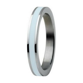 Skagen JRSI036SS6 Bague en Acier Vert Taille 13
