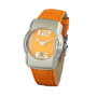 Chronotech CT7279B-07 - Montre Femme Orange et Argentée