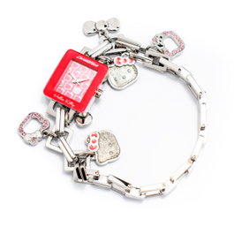 Chronotech CT6323L-12M Hello Kitty Argenté/Rouge