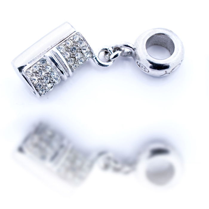 Perle de verre Femme Viceroy VMM0254-10 Argenté 1 cm Perle de verre Femme Viceroy VMM0254-10 Argenté 1 cm