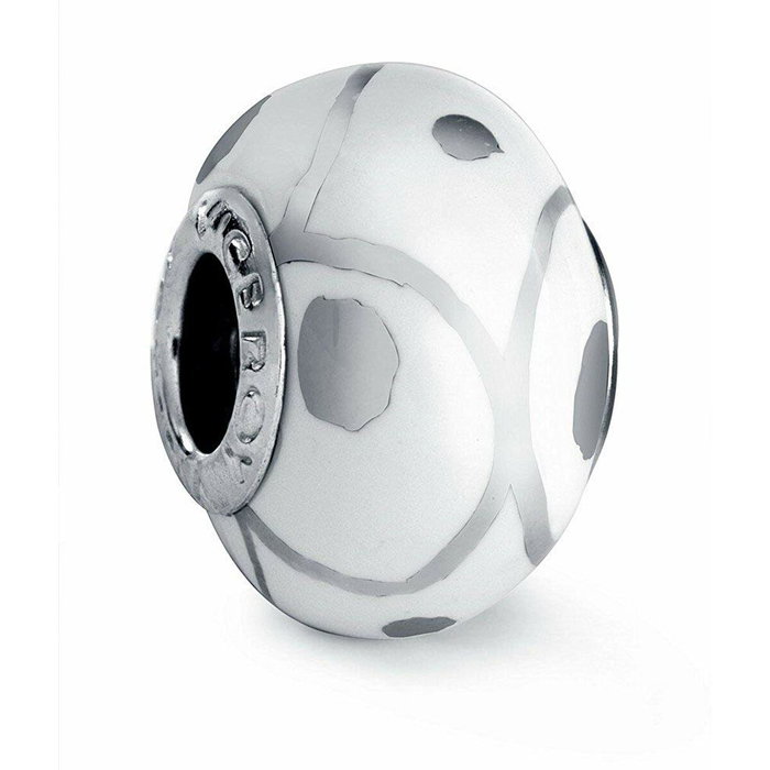 Perle de verre Femme Viceroy VMM0283-10 Blanc 1 cm Perle de verre Femme Viceroy VMM0283-10 Blanc 1 cm