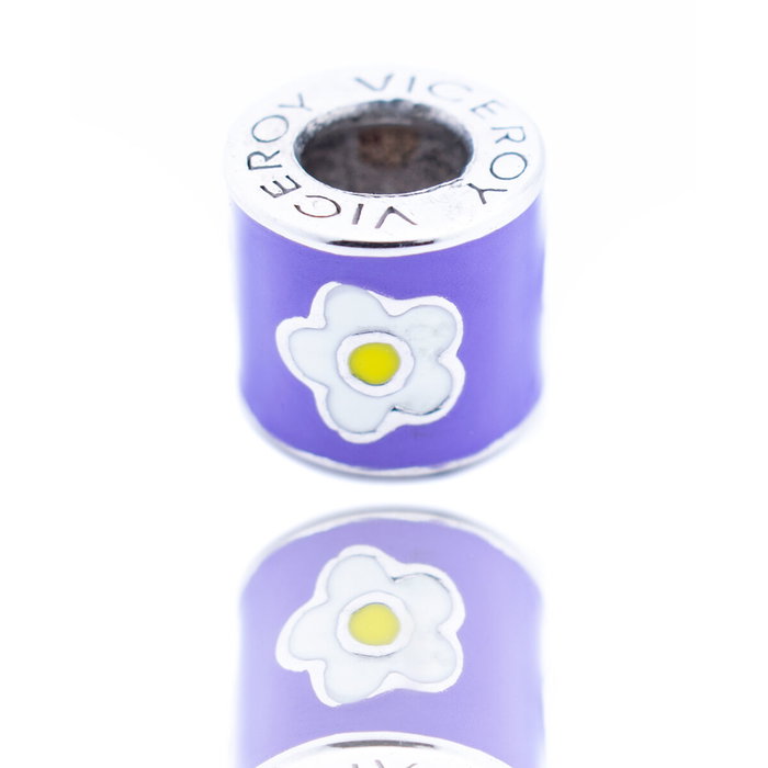 Perle de verre Femme Viceroy VMM0295-17 Violet 1 cm