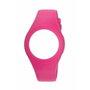 Watxandco Bracelet de montre en silicone rose 43mm