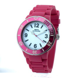 Watxandco RWA1623-C1521 - Montre Unisexe Violette et Rose