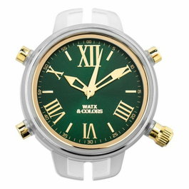 Montre Unisexe Watx & Colors RWA4047 Blanc Vert