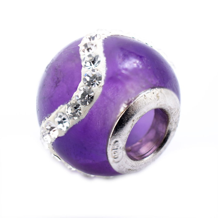 Perle de verre Femme Viceroy VMM0212-17 Argenté 1 cm Perle de verre Femme Viceroy VMM0212-17 Argenté 1 cm