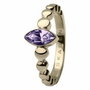 Skagen Bague JRSG005SS7 Dorée en Acier Taille 15