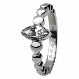 Skagen JRSS005SS5 Bague en acier argenté Taille 11