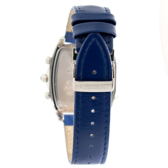 Chronotech CT7677M-03 Montre Homme Bleu et Argenté