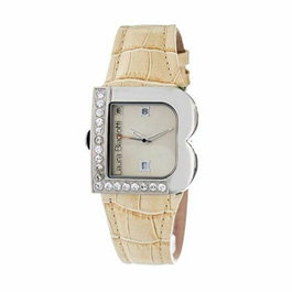 Laura Biagiotti LB0001L-11Z Montre Analogique Beige et Argentée
