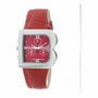 Laura Biagiotti LB0002L-RO Montre Analogique Rouge et Argentée