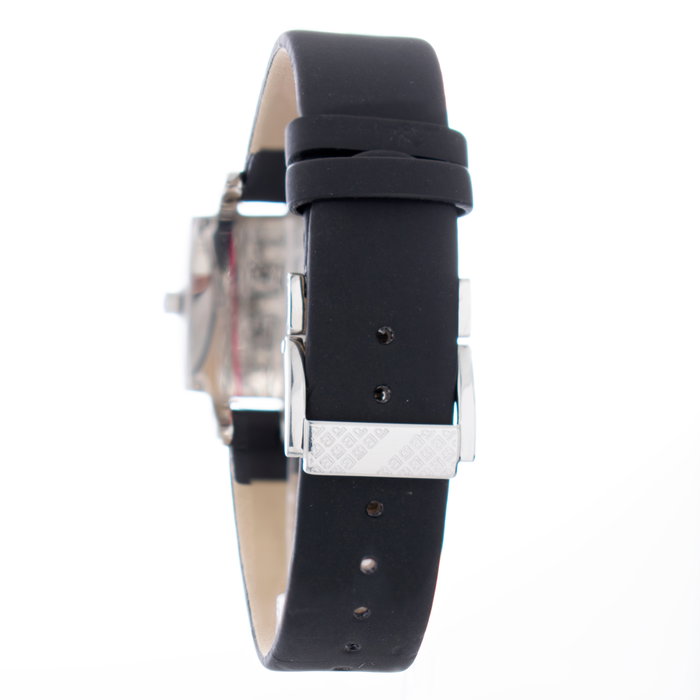 Laura Biagiotti LB0013M-NA avec bracelet en cuir noir et cadran bleu