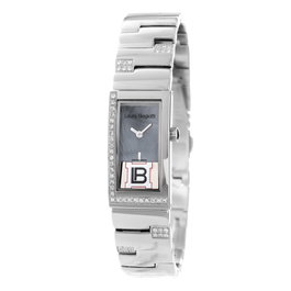 Laura Biagiotti LB0021L-AZ Montre Analogique Argentée et Bleue