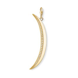 Thomas Sabo Pendentif en Argent Massif 925 Doré 6cm