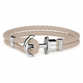 Paul Hewitt Bracelet en Cuir Beige PH-PH-L-S-H-S