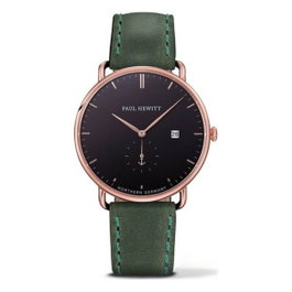 Paul Hewitt PH-TGA-R-B-12M montre homme avec bracelet vert