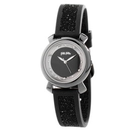 Folli Follie WF15T013ZSA Montre Analogique Femme Noir et Violet
