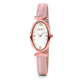 Folli Follie WF16R031SSS avec bracelet en cuir rose
