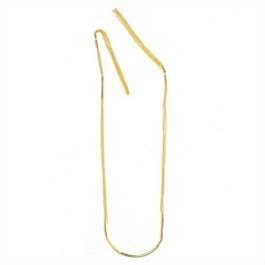 Folli Follie Collier en Acier Inoxydable Doré 60cm
