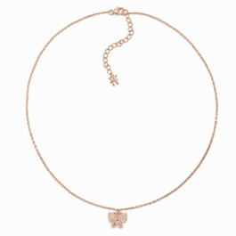 Folli Follie Collier en Argent de Loi Rose, 38cm+5cm