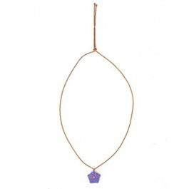 Folli Follie Collier en acier inoxydable plaqué argent rose 80 cm