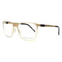 Monture de Lunettes Homme Porsche P8275-B Noir Doré Ø 55 mm