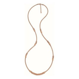 Folli Follie Collier en Acier Inoxydable Rose 45cm