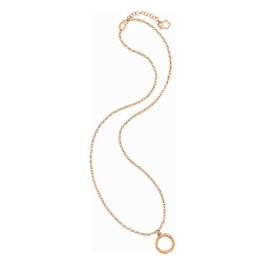 Folli Follie Collier en acier inoxydable 45 cm rose